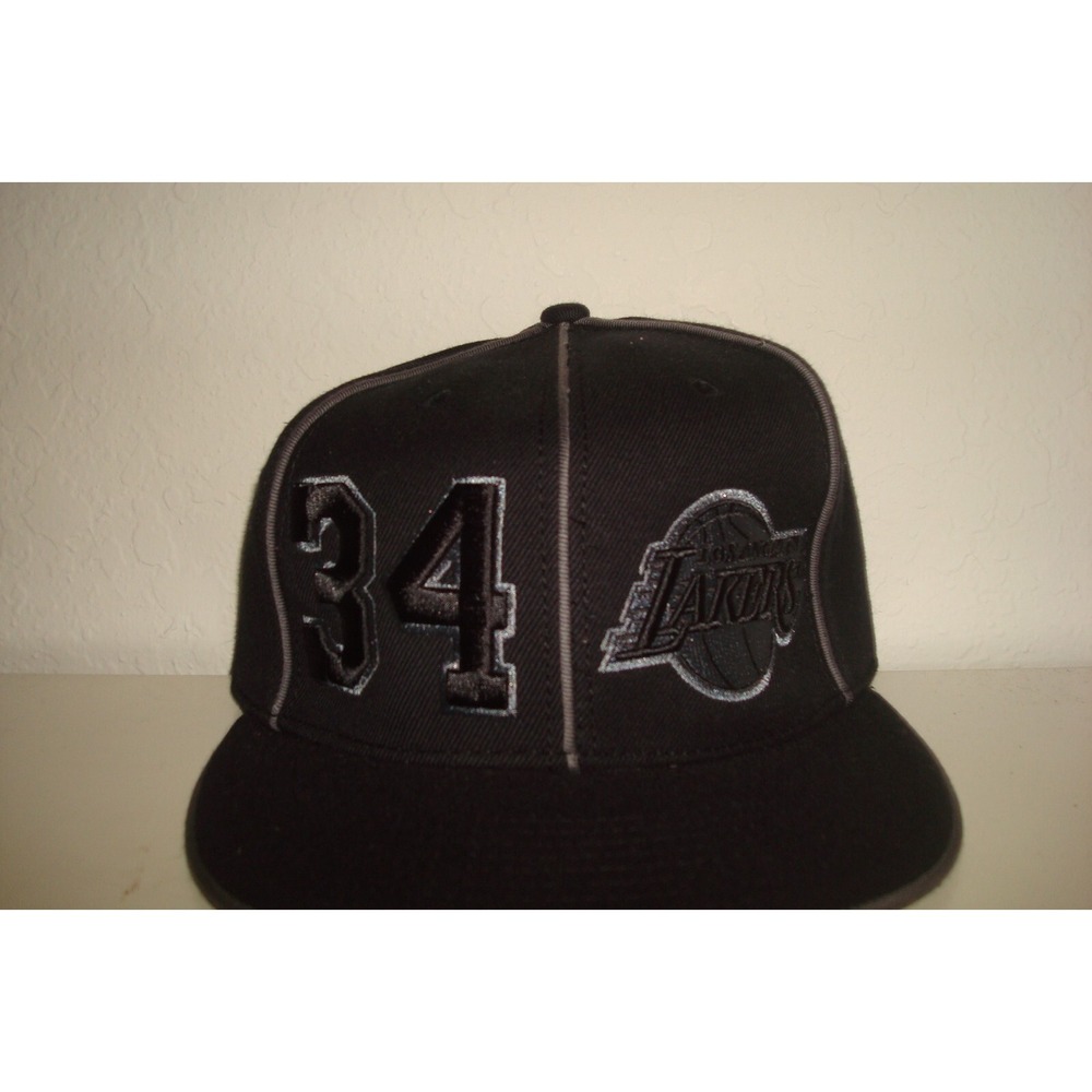 LOS ANGELES LAKERS SHAQ SZ STRAPBACK DEADSTOCK HAT CAP VINTAGE A1